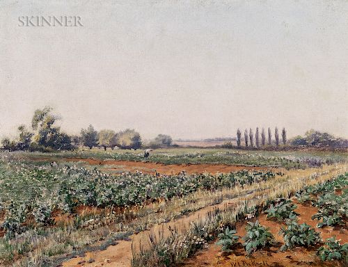 William Lamb Picknell (American, 1854-1897)  Summer Field