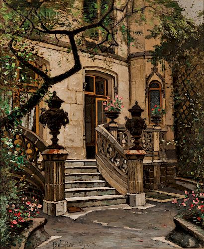 Frederick Dickinson Williams (American, 1829-1915)  Paris Doorway
