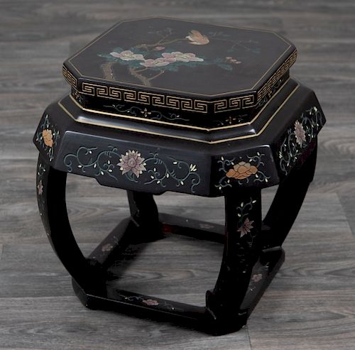 Asian Lacquered Stand