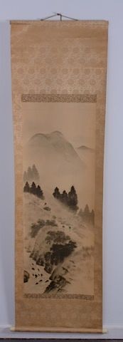 Japanese / Chinese Ink Painting on Silk