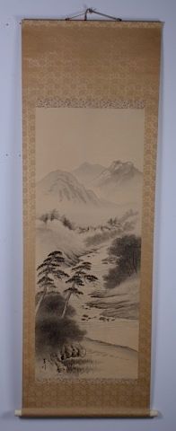 Chinese / Japanese Ink Painting on Silk