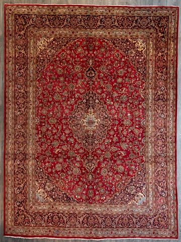 Persian Mashad 9'9"" x 13'2" Room Size Rug
