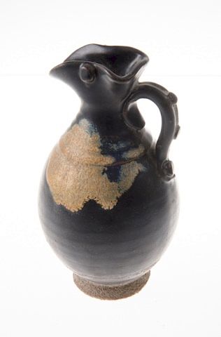 Chinese Black Pottery Ewer