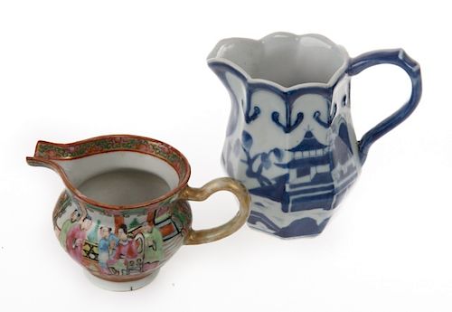 Chinese Porcelain Cream Jugs