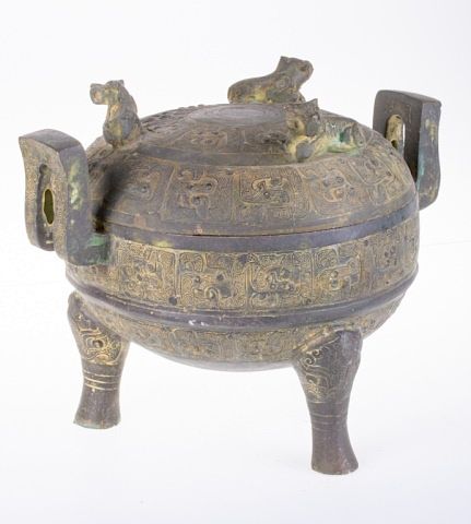 Chinese Bronze Food Vessel