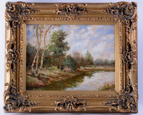Landscape Oil on Canvas Painting