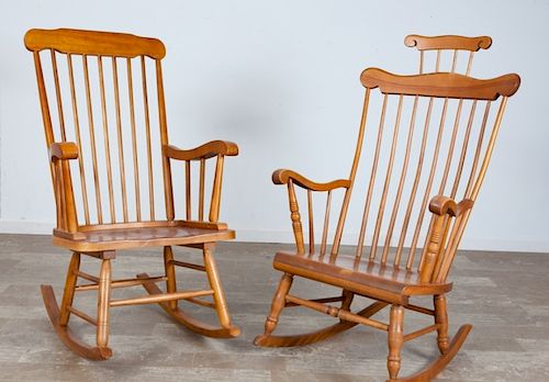 Thomas Pacconi & Bent Bros. Windsor Rocking Chairs