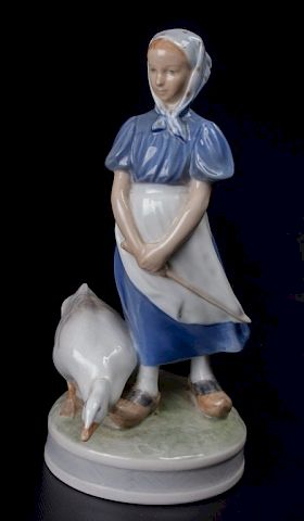 Royal Copenhagen Goose Girl #527 Figurine