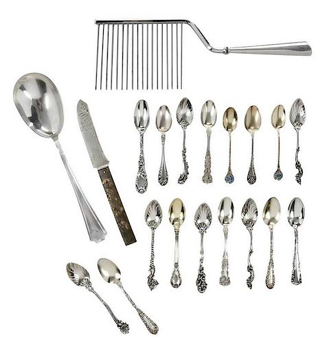 20 Pieces Assorted Sterling Flatware