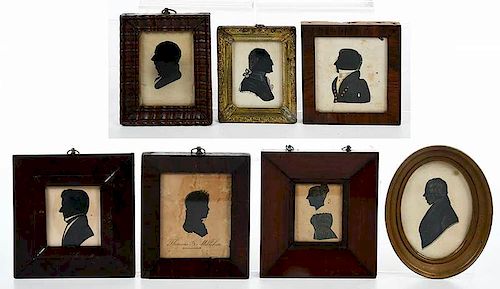 Seven Silhouette Portraits