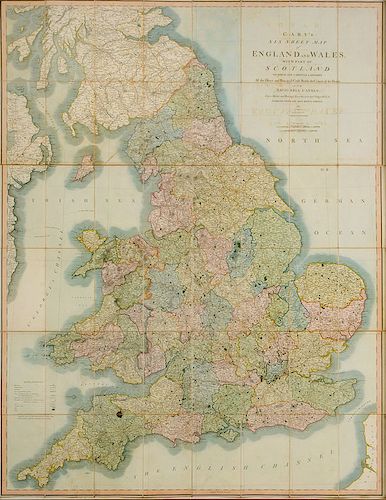 Cary's Six Sheet Map of England and Wales