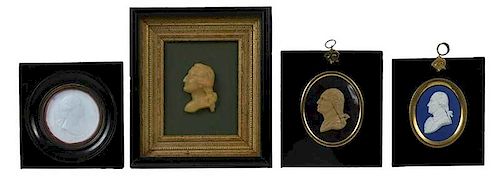 Four George Washington Framed Profile Portraits
