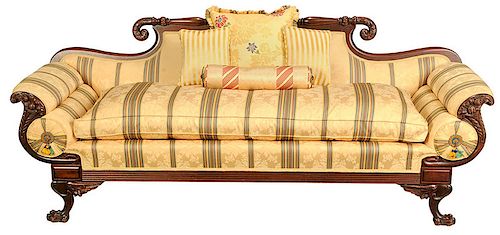 Classical Style Mahogany Sofa