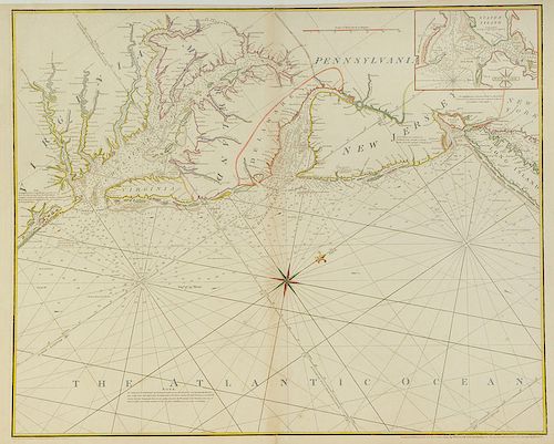 William Heather - Map of Chesepeake Bay