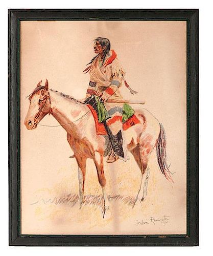Frederic Remington (American, 1861-1909), Lithograph on Paper 
