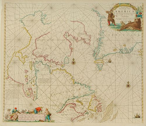 Johannes Van Keulen - America Map