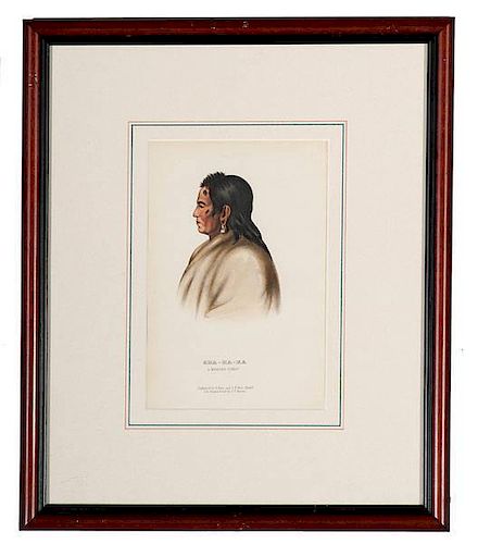 Thomas McKenney and James Hall (American, 19th century) Hand-Colored Lithographs 