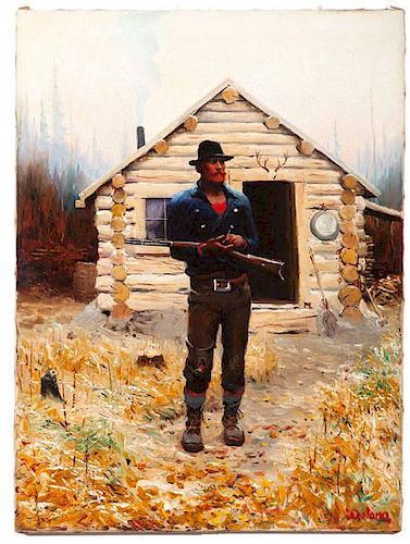 Gerard Curtis Delano (American, 1890-1972) Oil on Canvas 