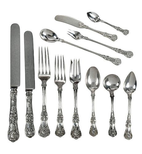Tiffany Sterling Flatware, 113 Pieces