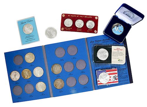 Large Group Boxed/Book Set Silver Coins