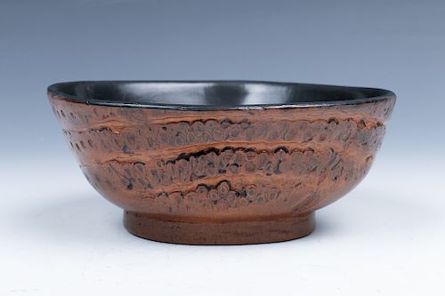 BAMBOO CARVED BOWL