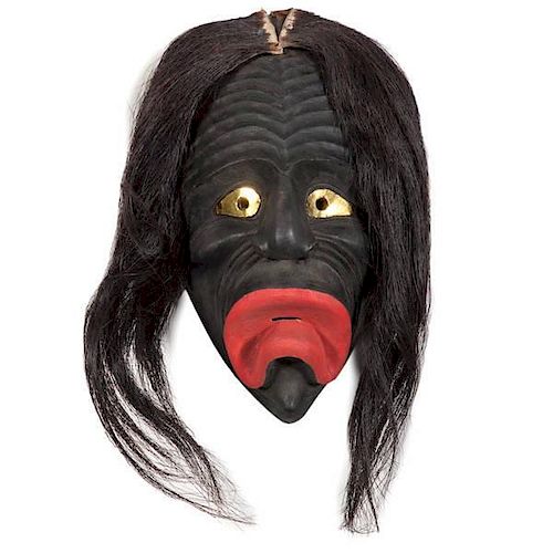 Haudenosaunee [Iroquois] Onondaga Drooping Mouth Mask 