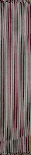 Woodware Weave Cotton Striped Flat Weave Runner