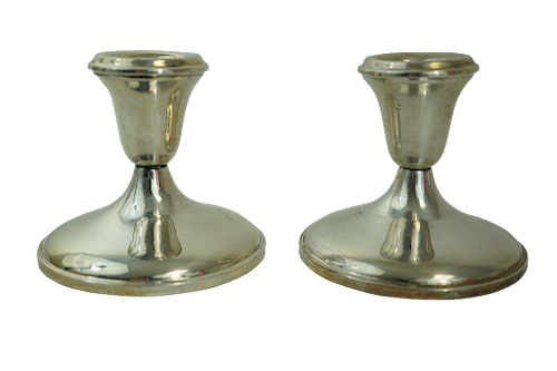   Hamilton Sterling Silver Candleholders