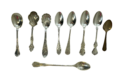  Assorted Sterling Silver Spoons