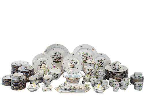 Herend Rothschild  Pattern Porcelain Service 
