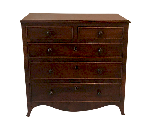 Miniature Federal Chest  Drawers