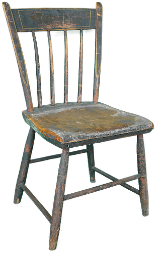 Miniature Painted Windsor Chair