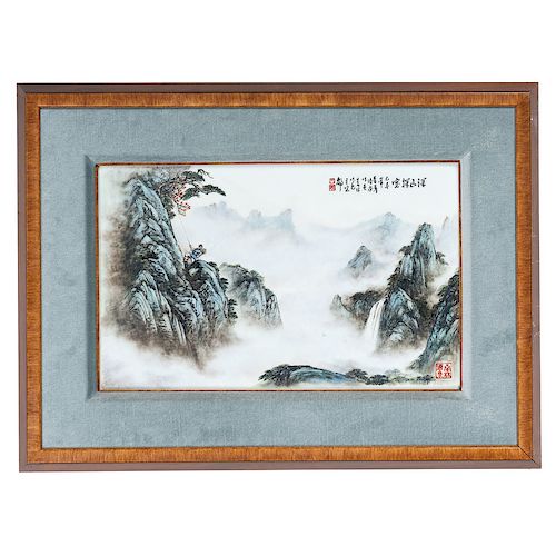 Chinese Porcelain Plaques 
