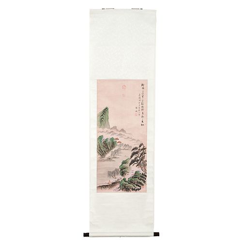Chinese Scroll with Imperial Seal
