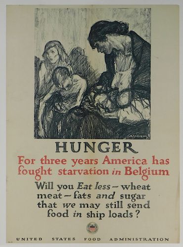 Henry Raleigh WWI U.S. Food Administration Poster