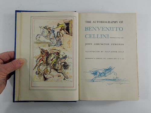 Benvenuto Cellini Autobiography Sgd Salvador Dali