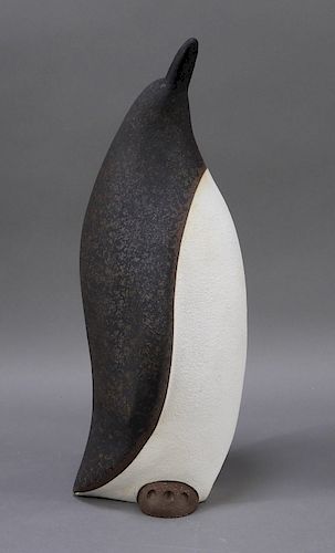 John H. Seymour Contemporary Stoneware Penguin