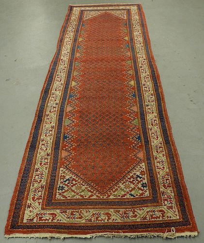 North West Persian Serabend Wool Runner Carpet Rug
