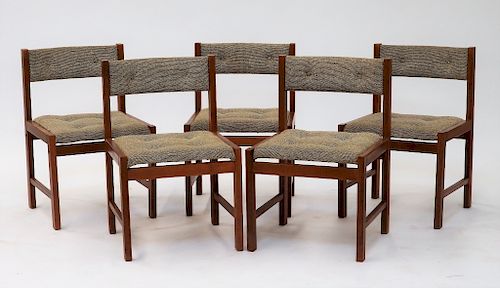 5PC Scandinavia Woodworks Co. Modern Side Chairs