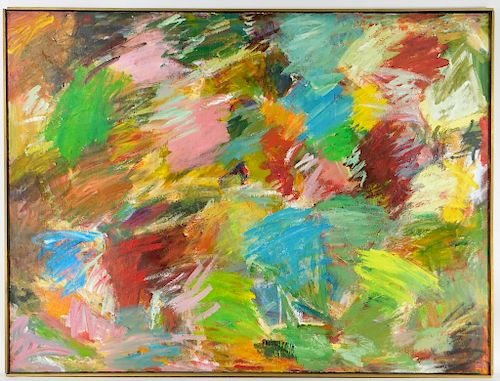 Hilda Epner A/C Abstract Caribbean Reef Painting