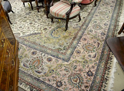 Palace size Oriental carpet (some fading). 16' x 25'8''