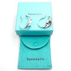 Rare! Tiffany & Co Sterling Silver Elsa Peretti Calla Lily Hoop Cuff Earrings