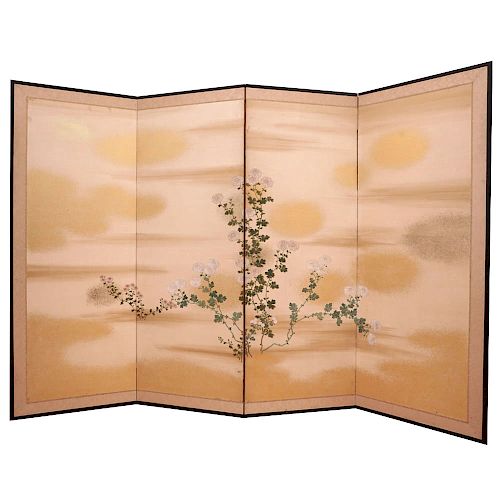 Floral Taisho Screen