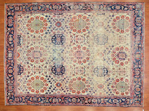 Antique Mahal carpet, approx. 8.10 x 12