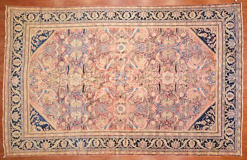 Antique Mahal carpet, approx. 10.6 x 16.6