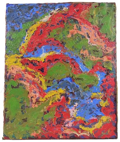 Milton Resnick Abstract Expressionism Oil Painting