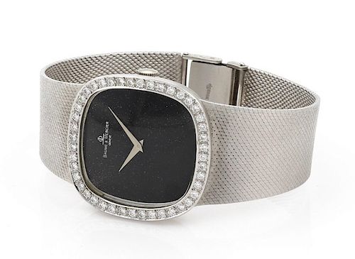 Baume & Mercier 1.3ct Diamond 14k White Gold Watch