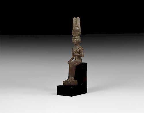 Egyptian Seated Isis Statuette