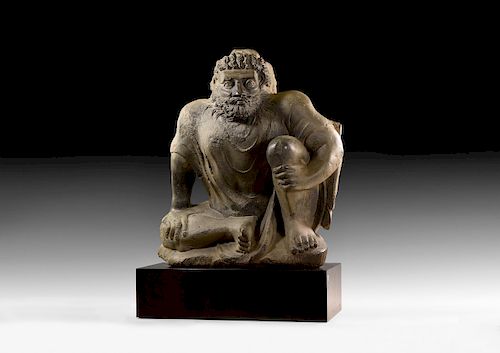 Gandharan Crouching Atlas Statue