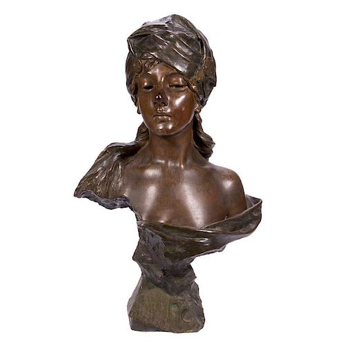 Bronze Female by E. Villanis